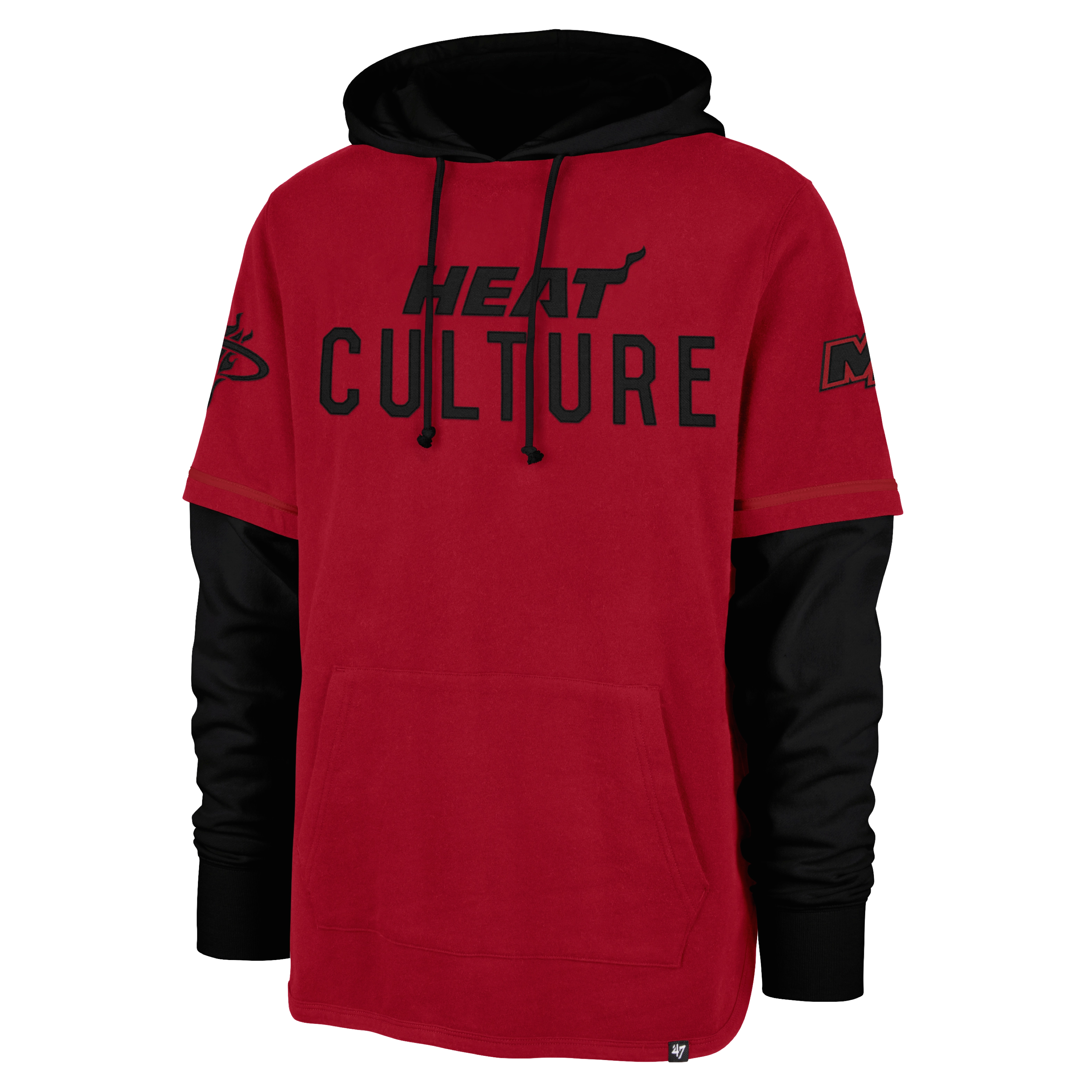 '47 Brand HEAT Culture: Blood Red Shortstop Hoodie