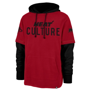 '47 Brand HEAT Culture: Blood Red Shortstop Hoodie