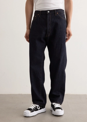 5P Zipper Front Denim Pants