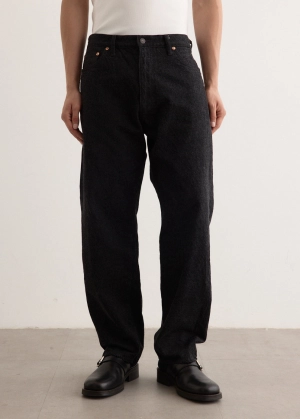 5P Zipper Front Denim Pants