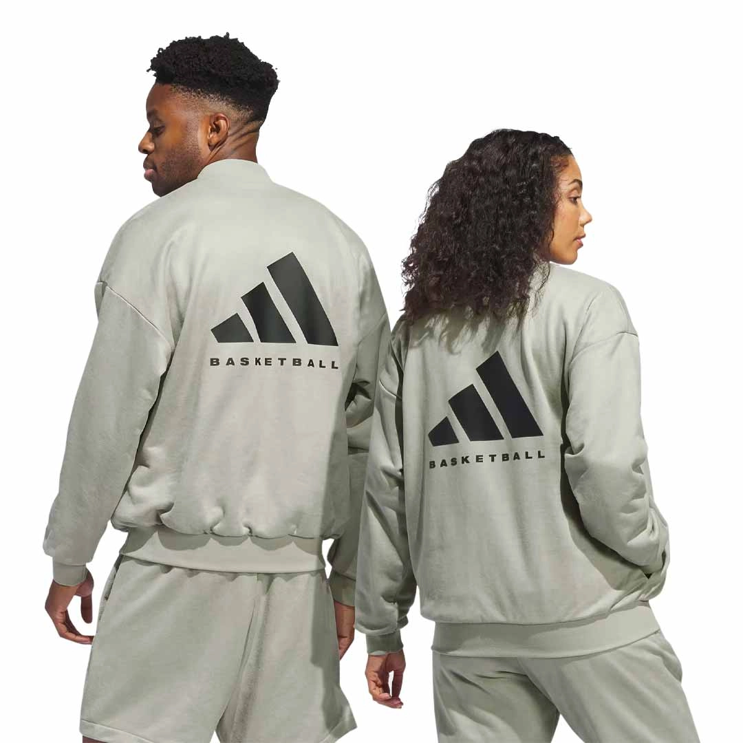 adidas - Unisex Basketball Sueded Crew Sweatshirt (IN7698)