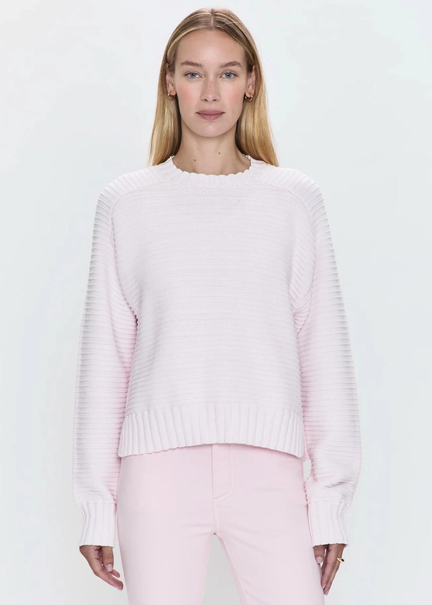 Adina Everyday Sweater - Barely Pink