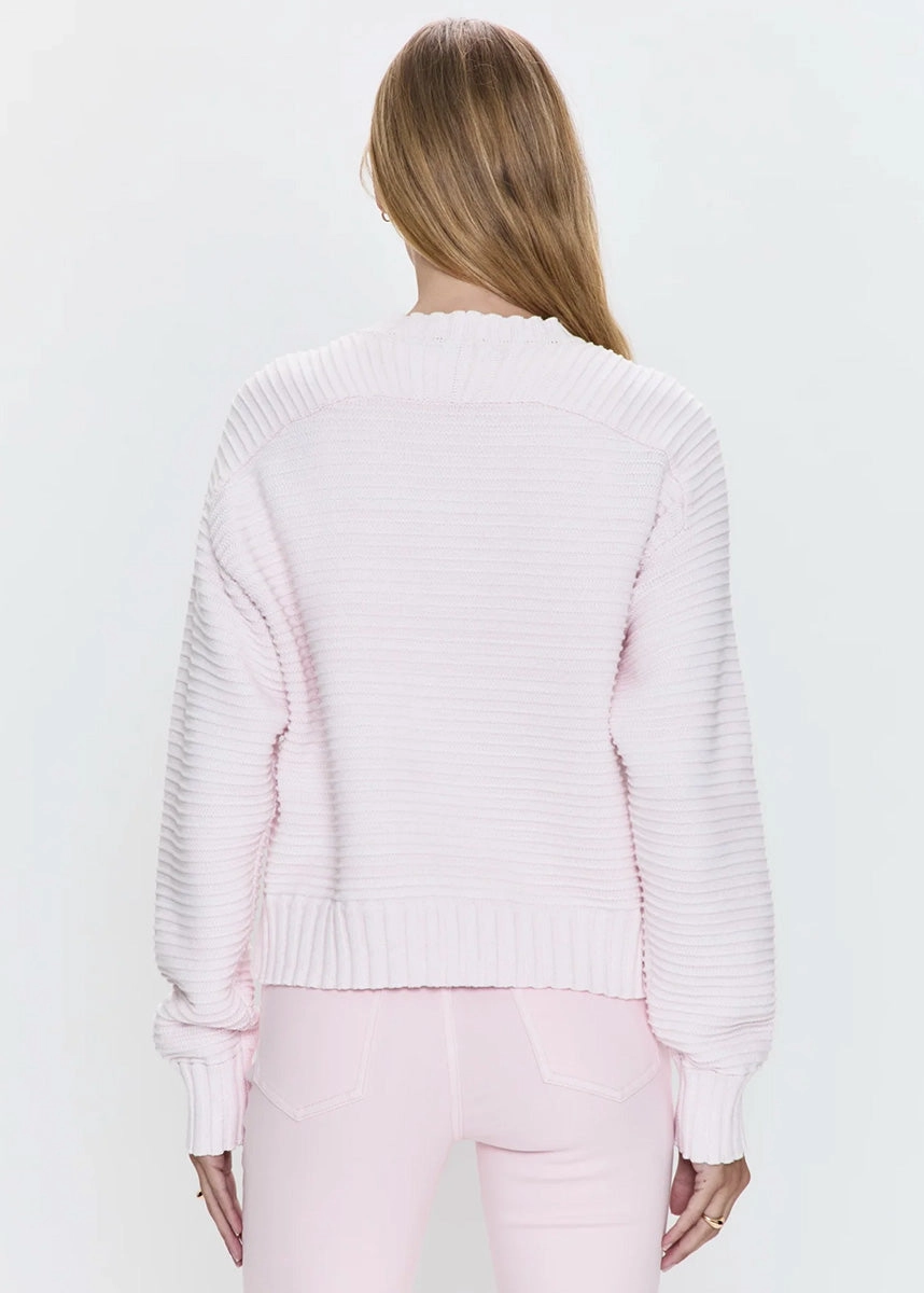 Adina Everyday Sweater - Barely Pink