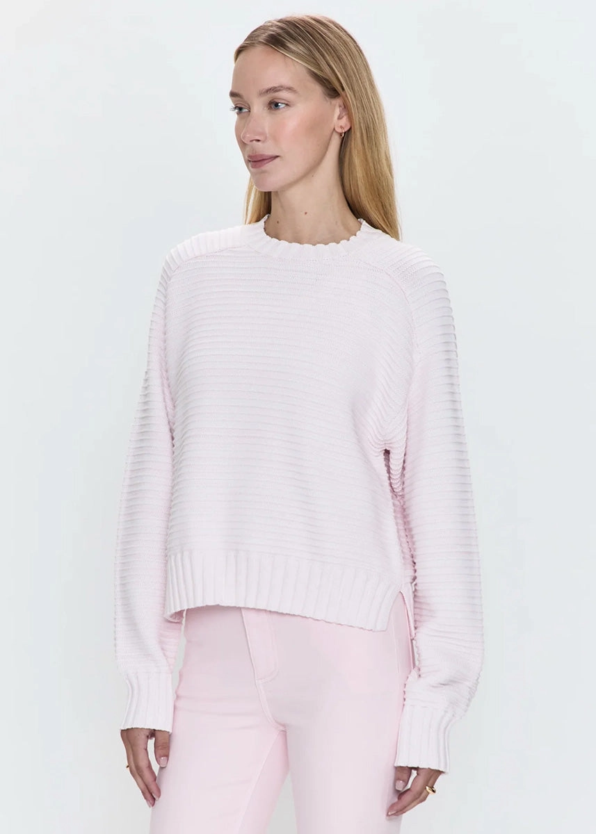 Adina Everyday Sweater - Barely Pink