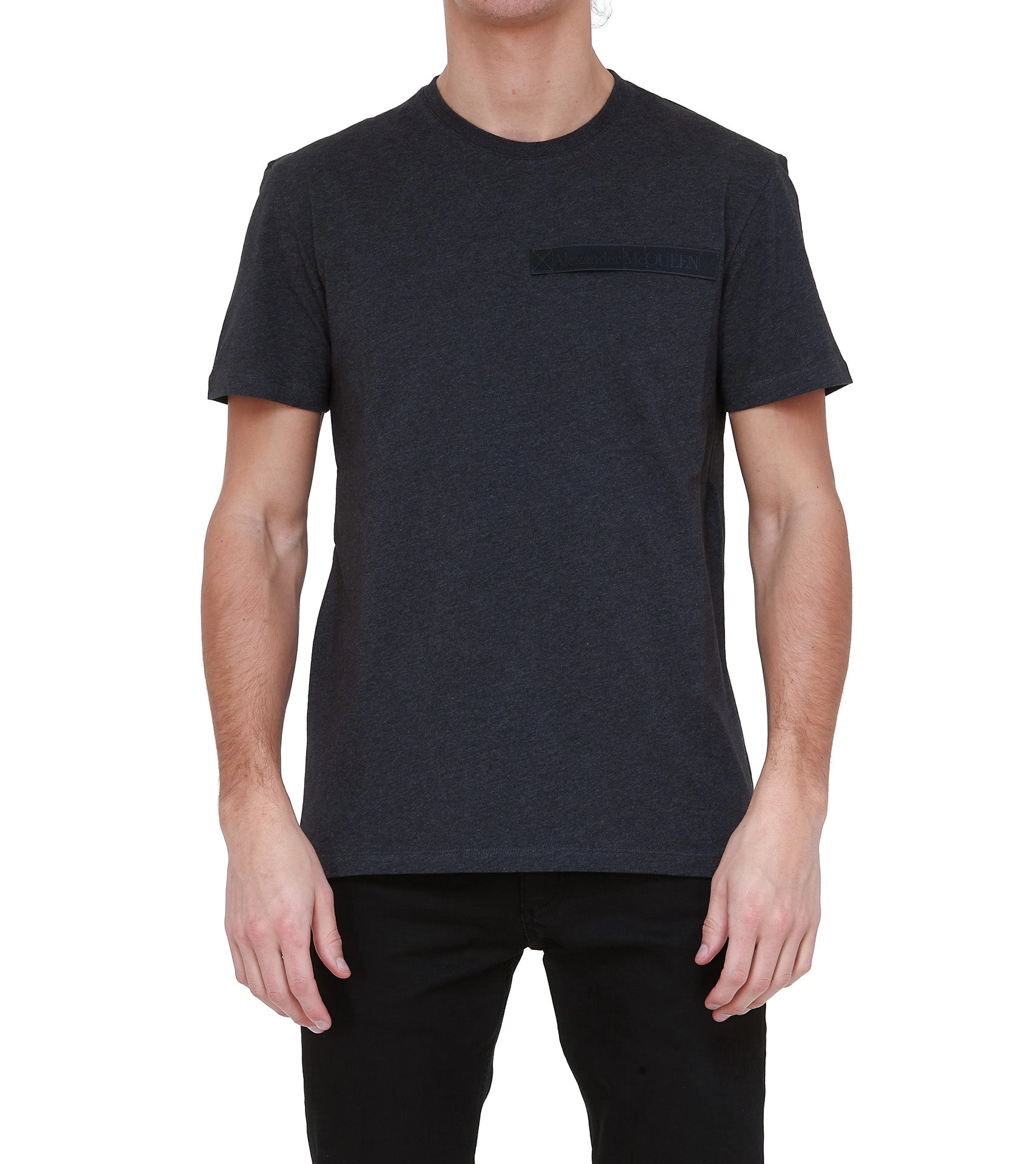 Alexander McQueen Logo Patch Crewneck T-Shirt