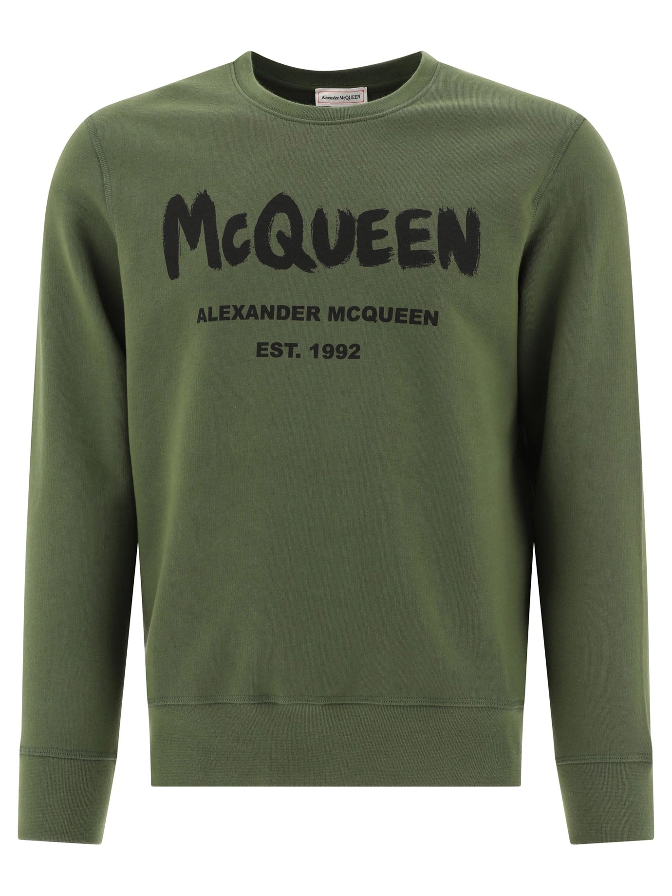 Alexander McQueen Logo Printed Crewneck Sweatshirt