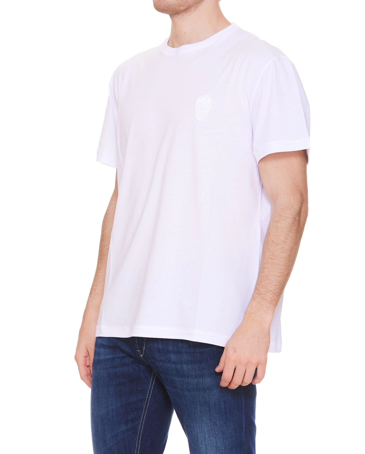 Alexander McQueen Short Sleeved Crewneck T-Shirt