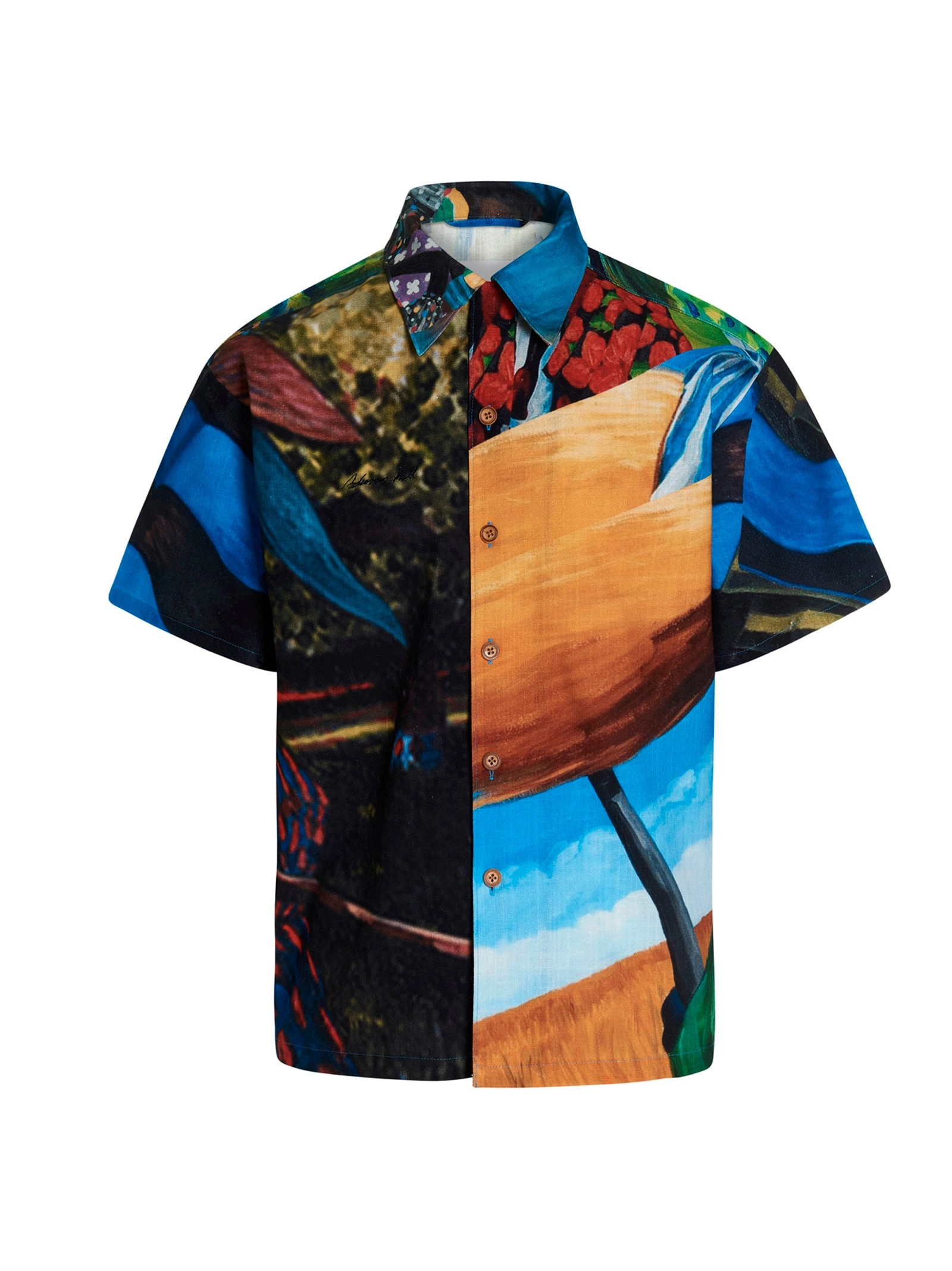Andersson Bell Allover Graphic Printed Short Sleeved Shirt