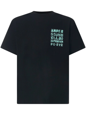 Andersson Bell Logo Printed Crewneck T-Shirt