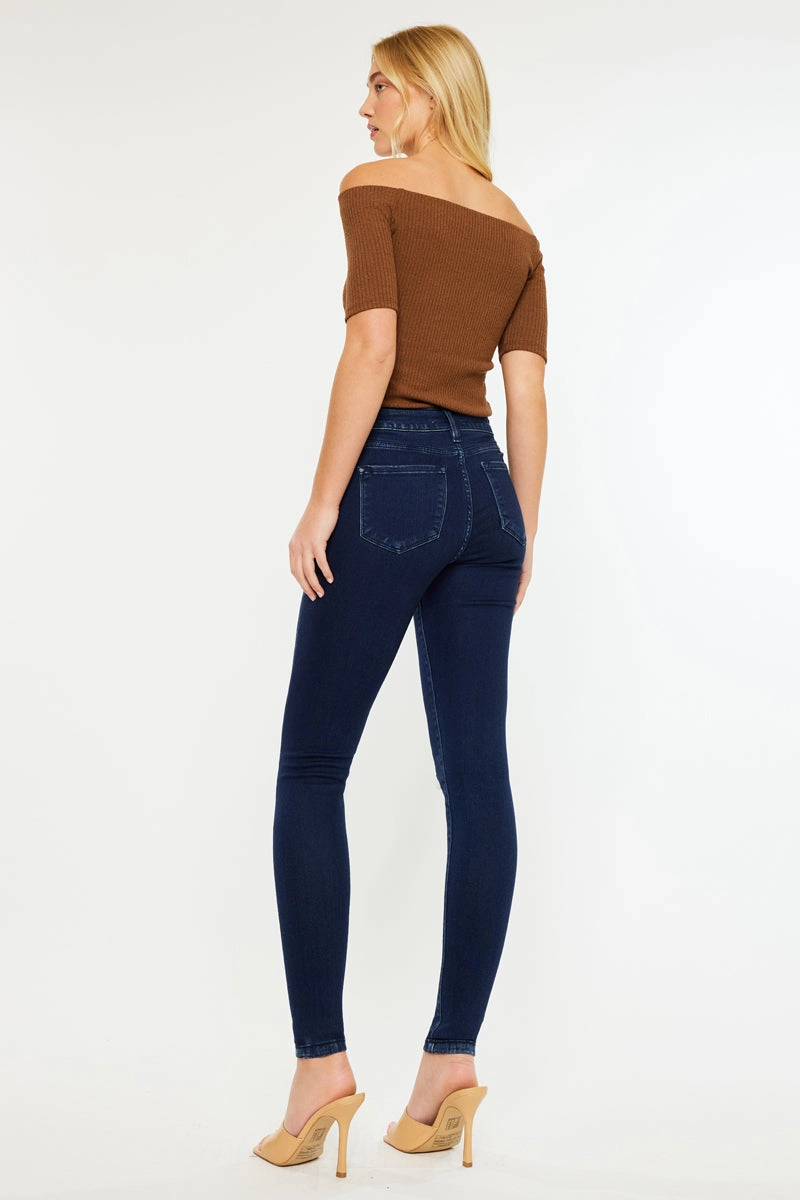Annaka Mid Rise Super Skinny Jeans