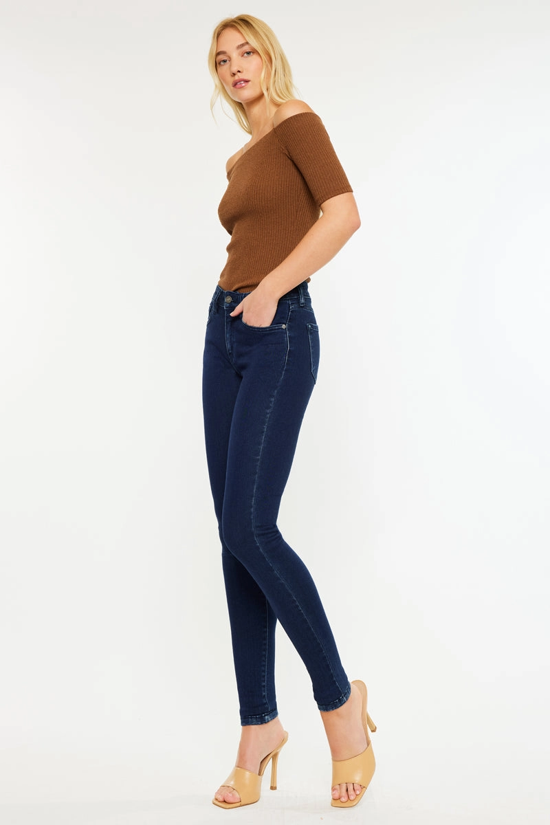 Annaka Mid Rise Super Skinny Jeans
