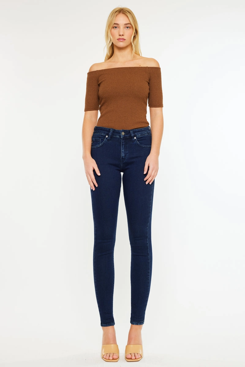 Annaka Mid Rise Super Skinny Jeans