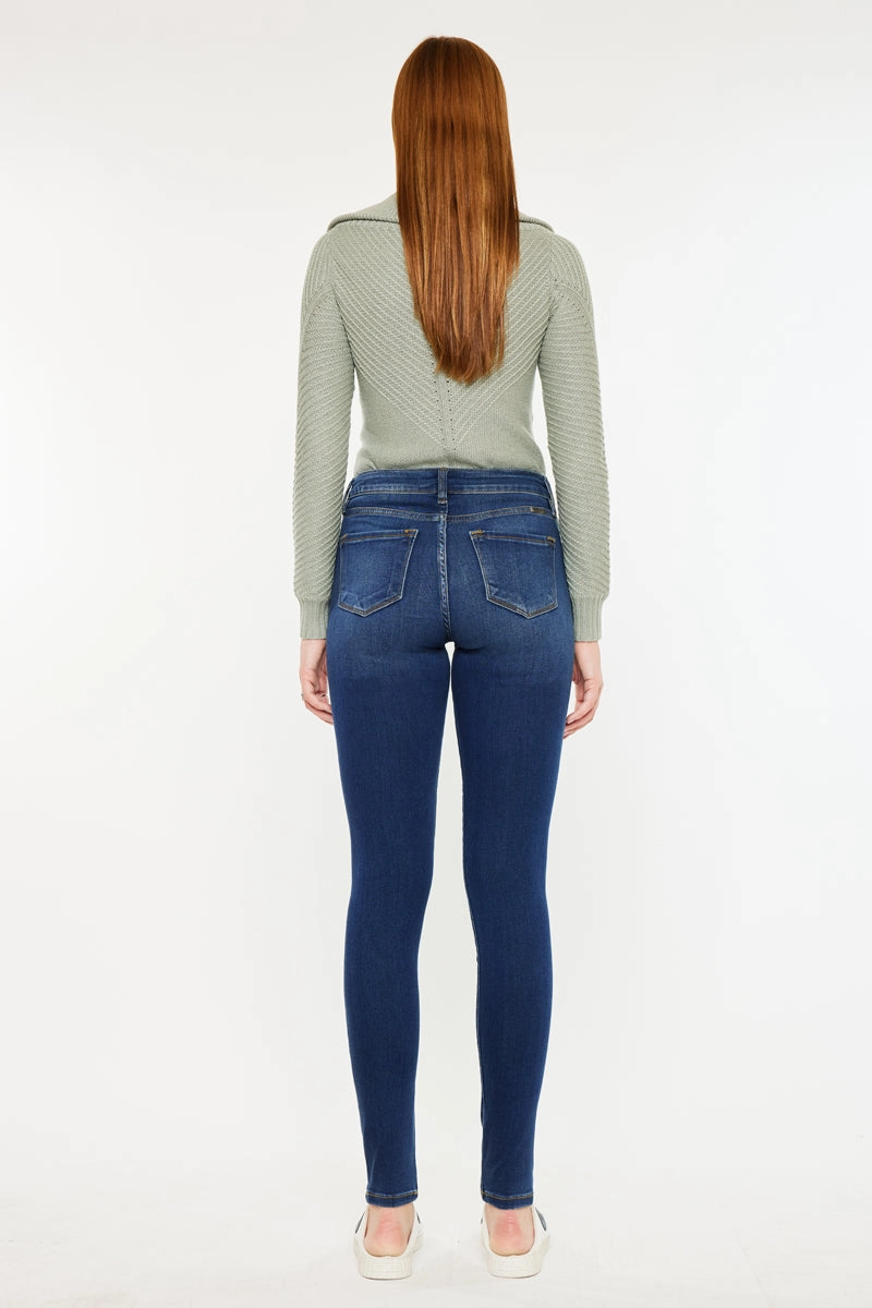 Annaka Mid Rise Super Skinny Jeans