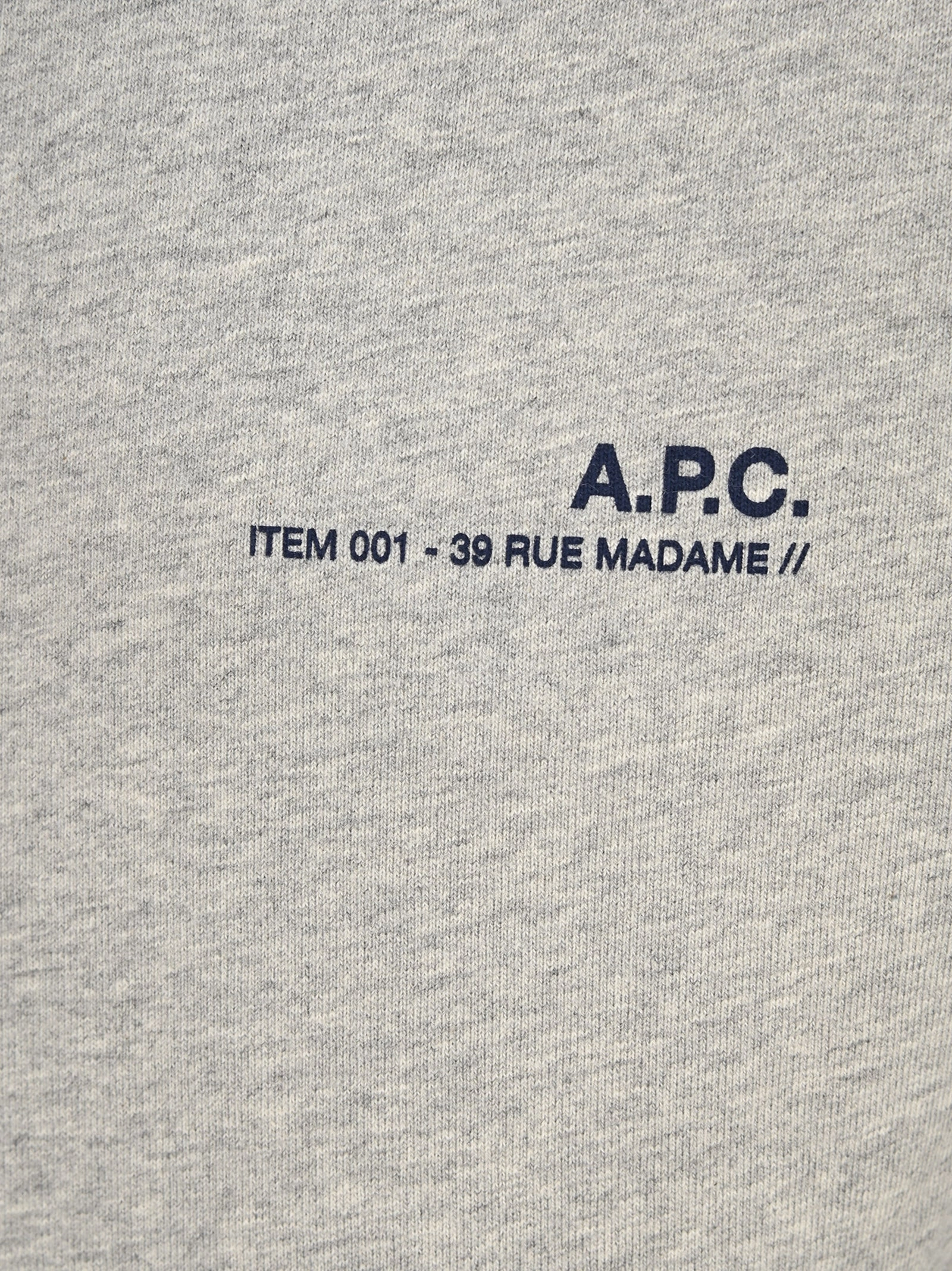 A.P.C. Item Logo Embroidered Crewneck Sweatshirt