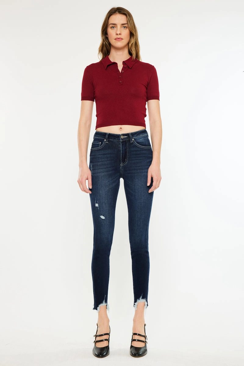 Astrid High Rise Ankle Skinny Jeans