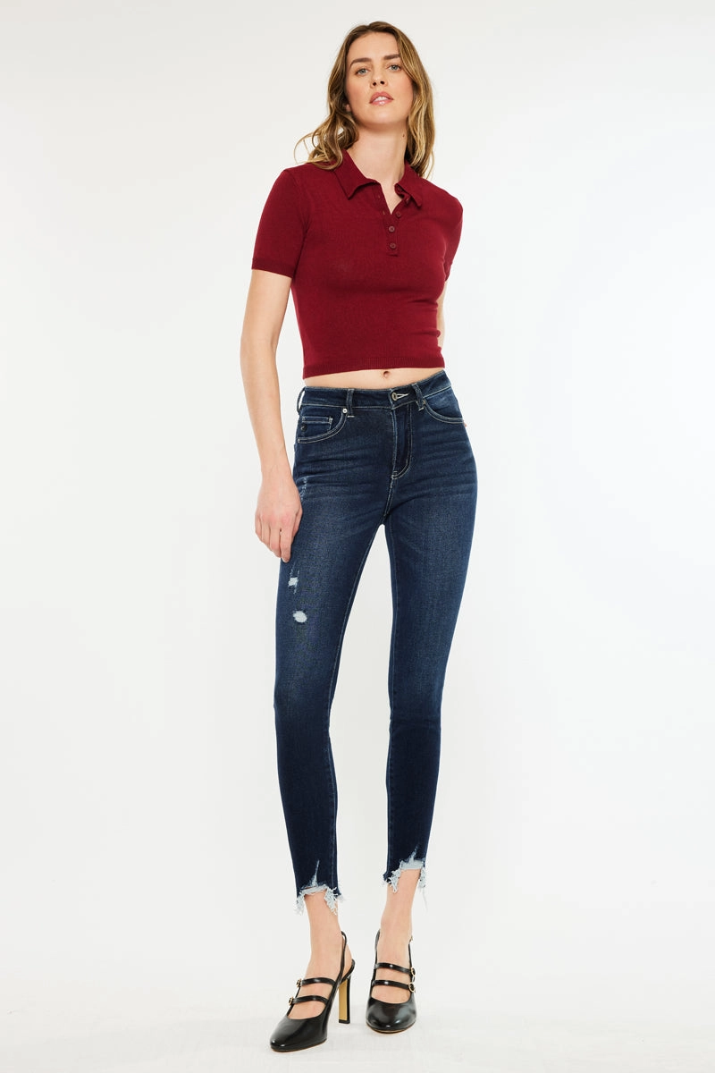 Astrid High Rise Ankle Skinny Jeans