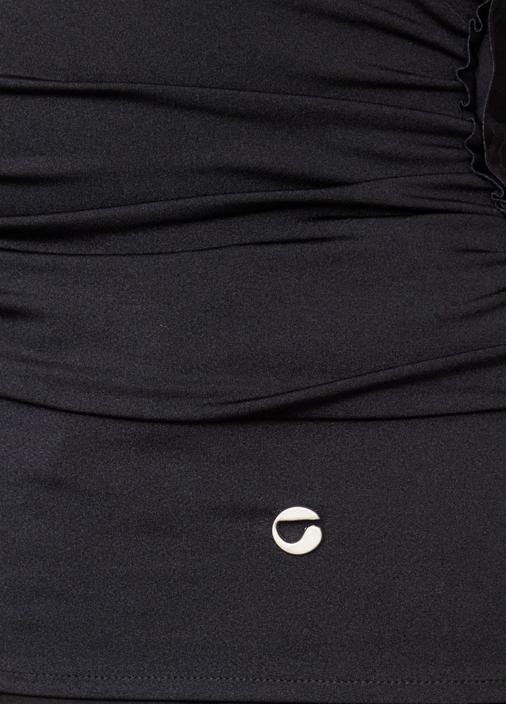 Asymmetric Draped Jersey Top
