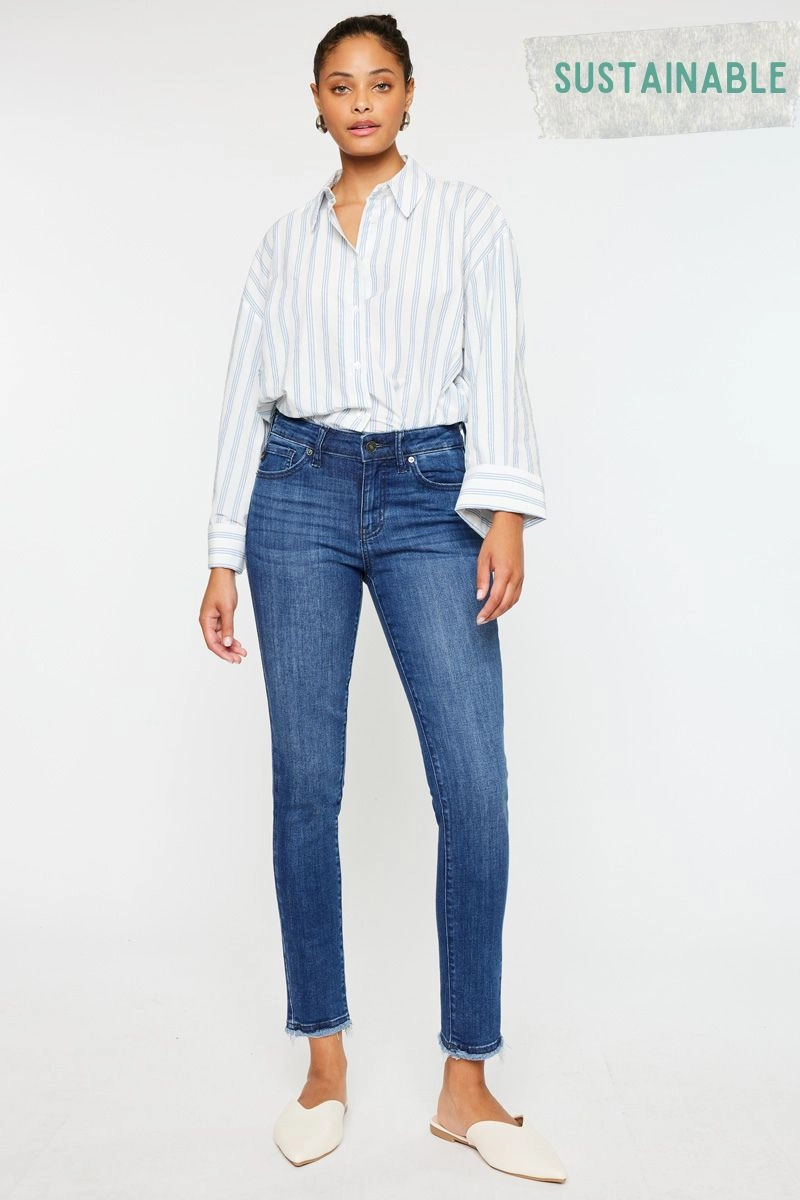 Atlanna Mid Rise Ankle Skinny