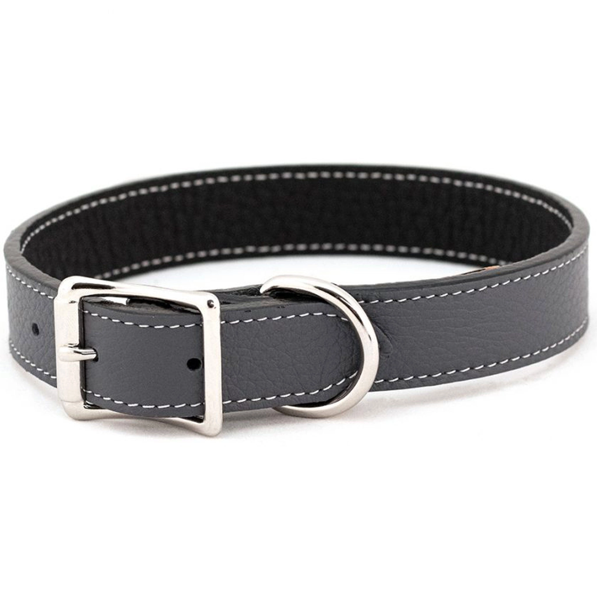 Auburn Leathercrafters Tuscany Collar Black Dog Collars