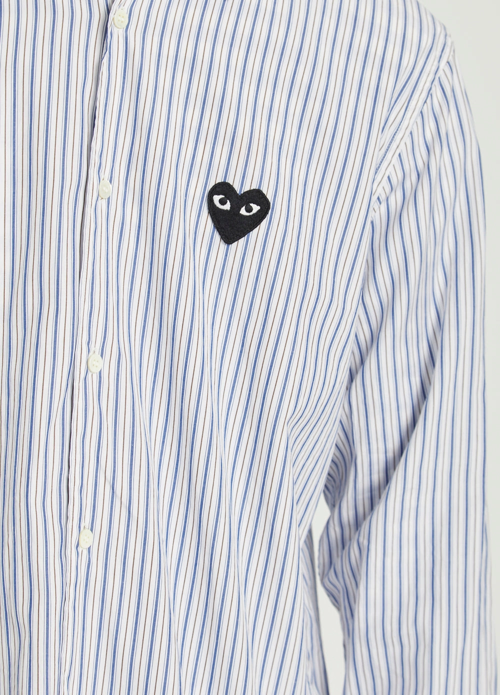 B010 Black Heart Stripe Shirt