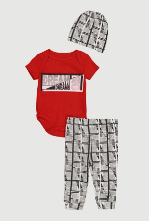 Baby Boys 0-9M Dream Big Bodysuit and Joggers Set
