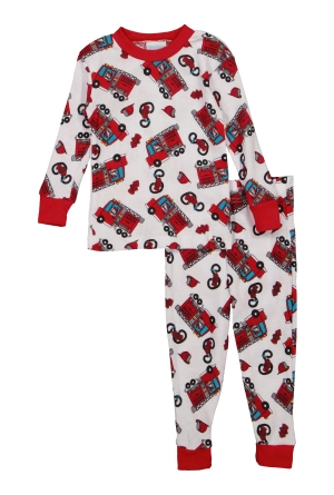 Baby Boys 12-24M Graphic Print Thermal Top and Pants Set