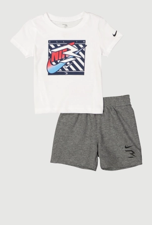 Baby Boys 12-24M Graphic T Shirt and Shorts