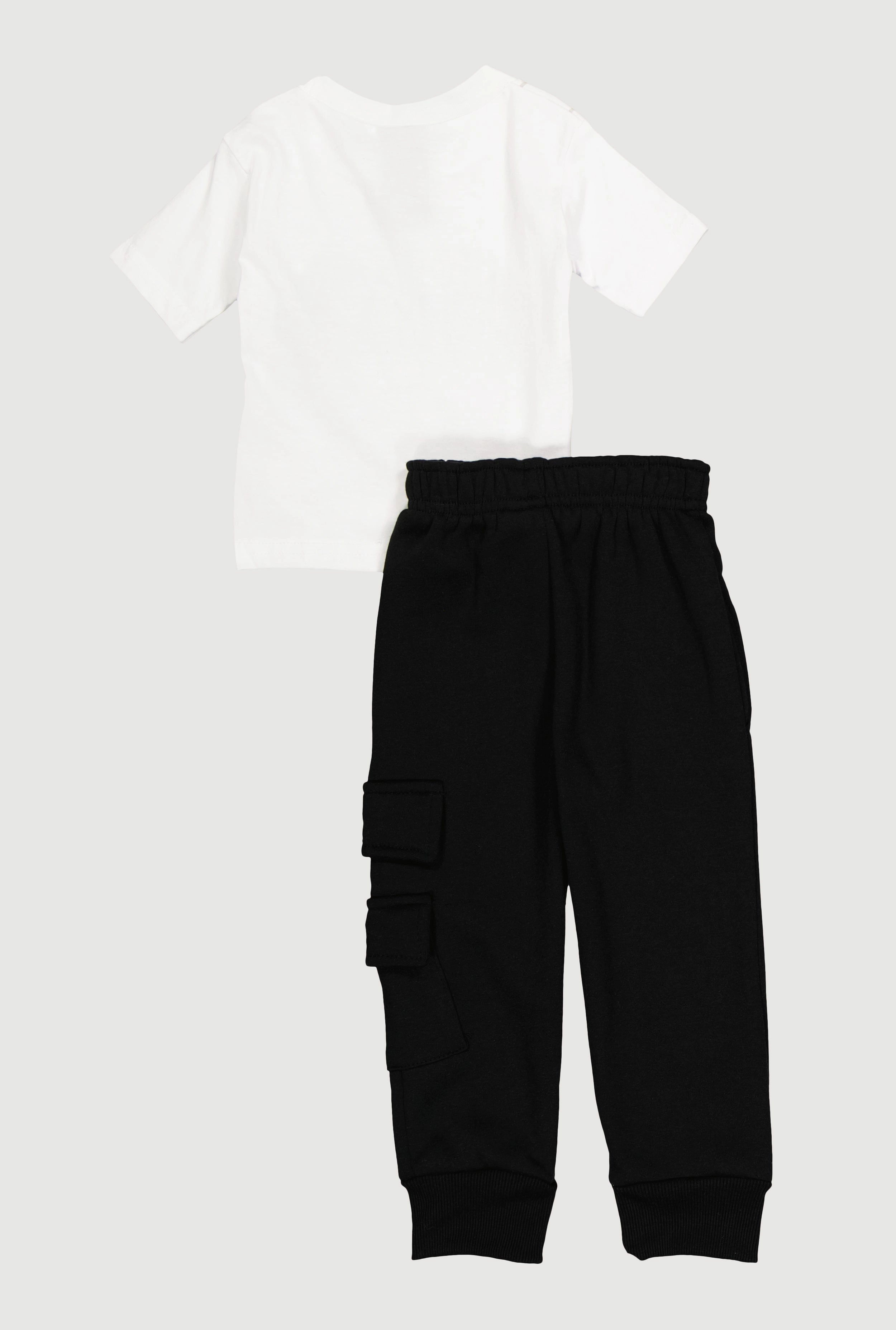 Baby Boys 12-24M Never Stop The Hustle Tee and Joggers