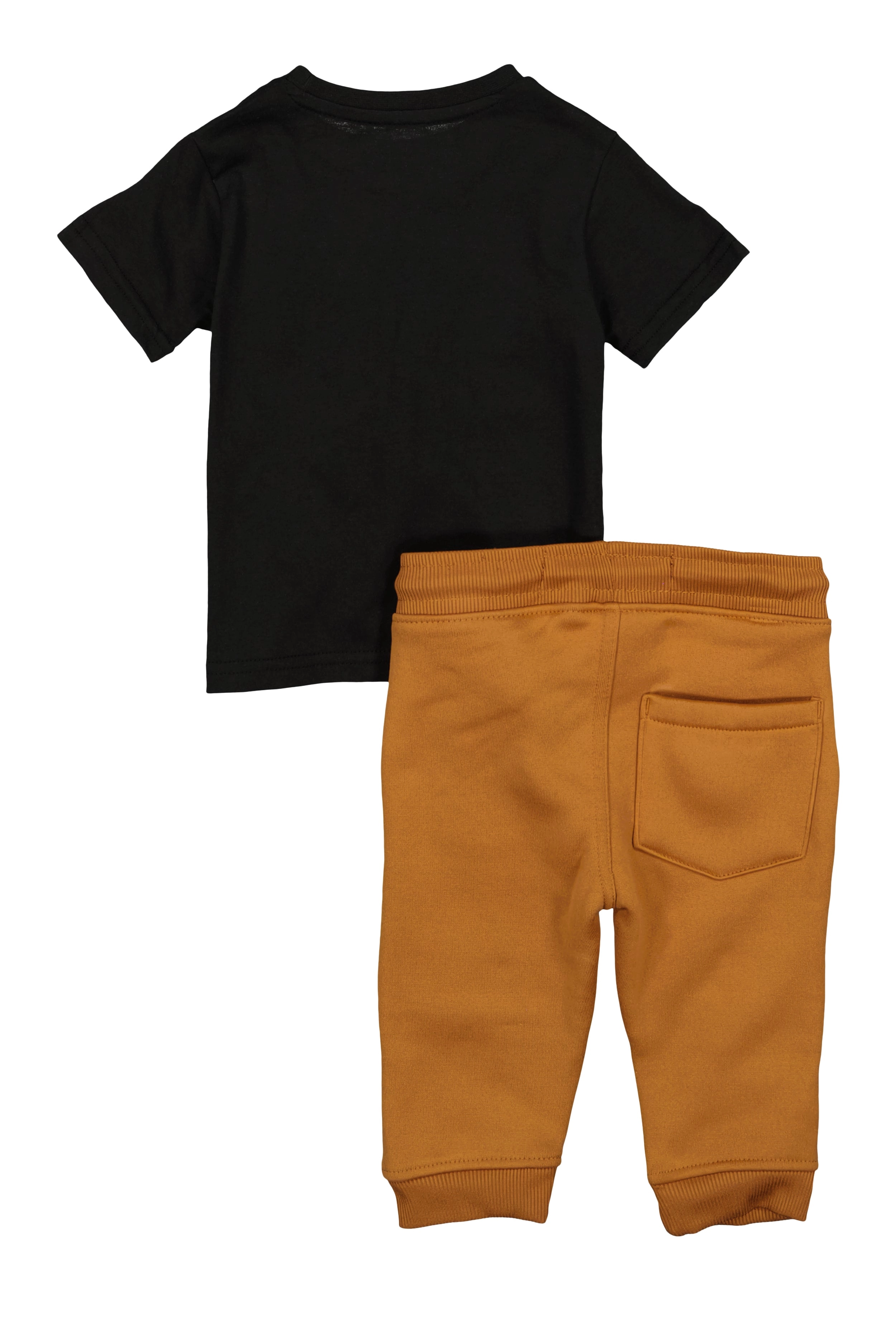 Baby Boys 12-24M Teddy Bear Tee and Moto Joggers