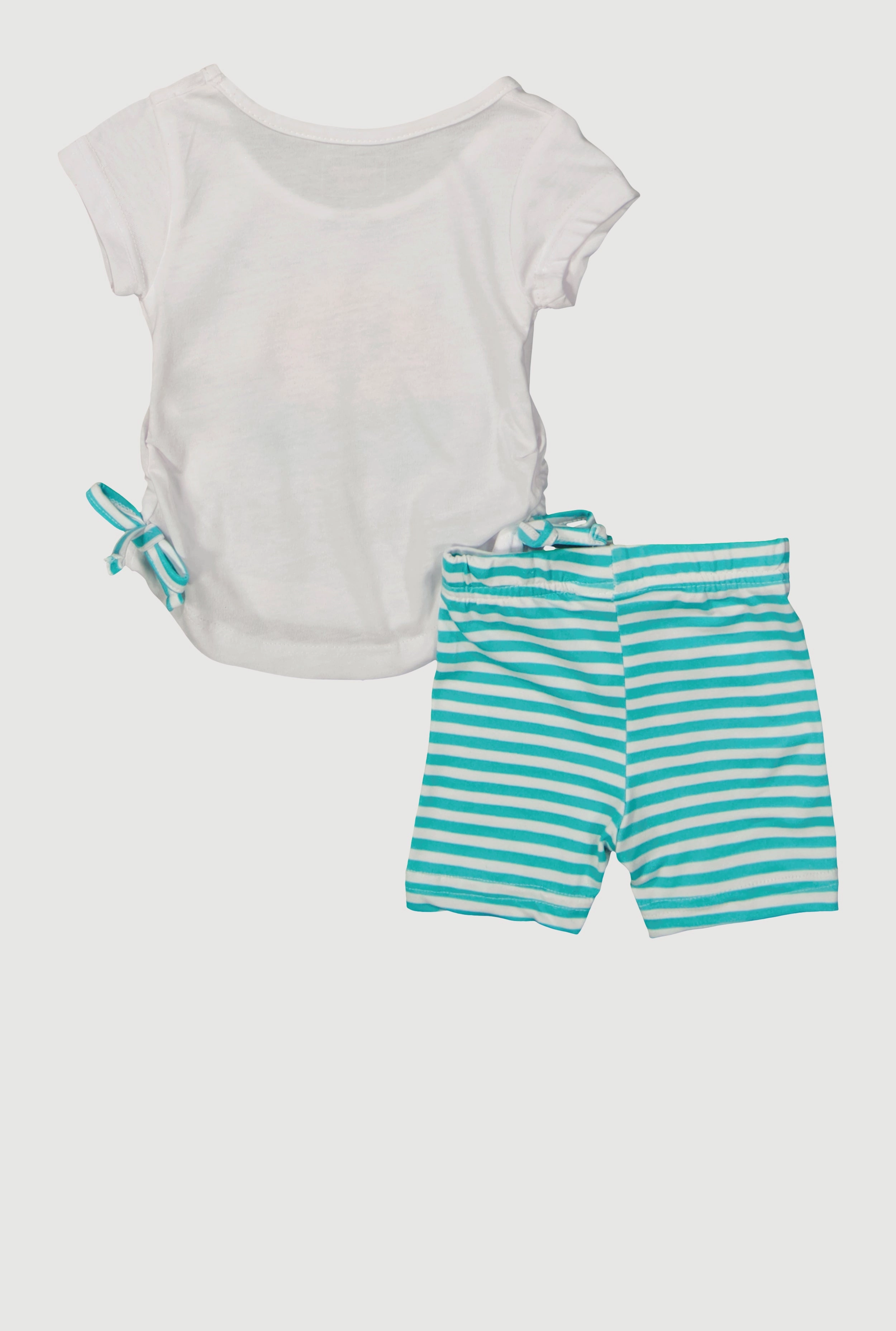 Baby Girls 0-9M Main Character Energy Tee and Shorts