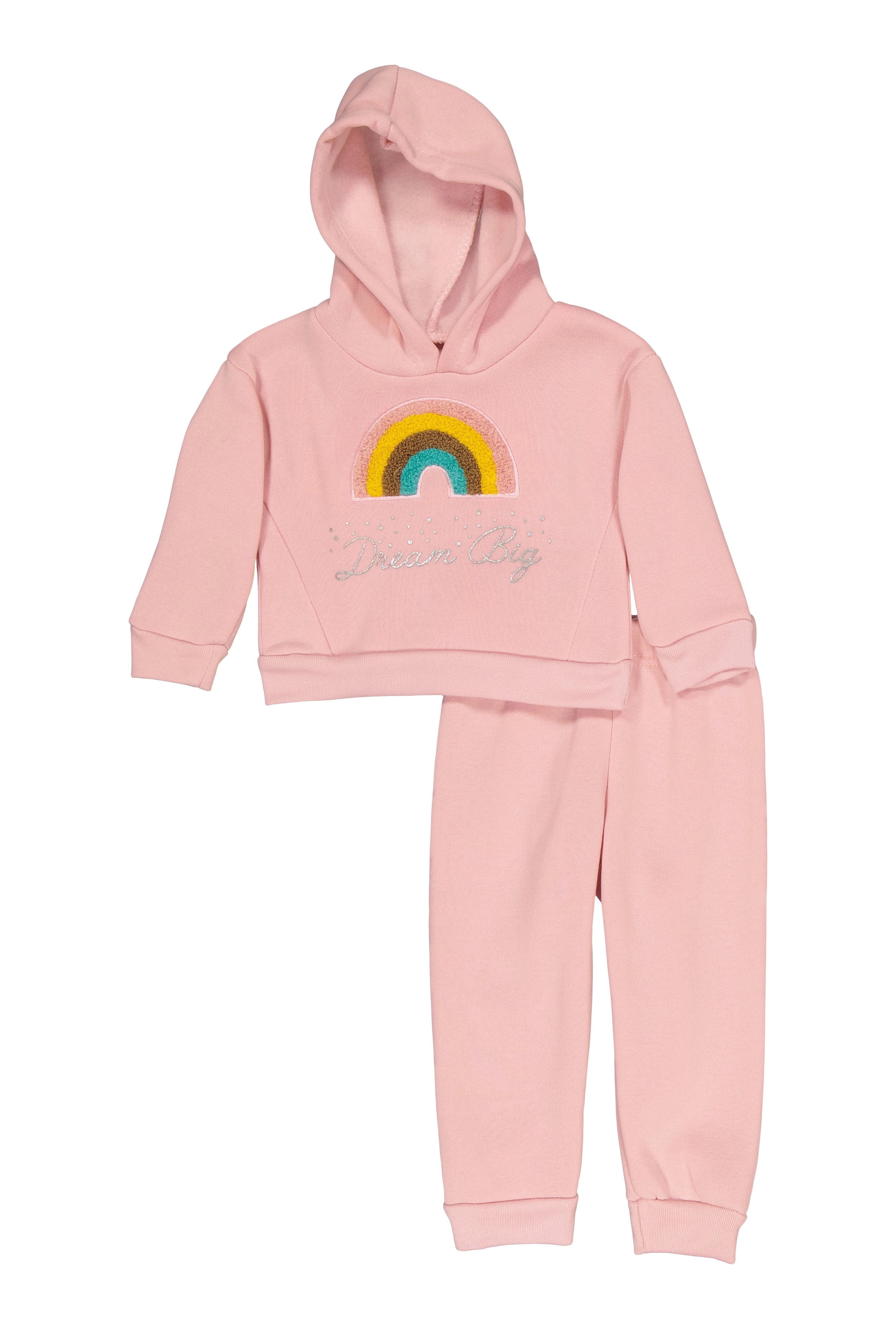 Baby Girls 12-24M Dream Big Graphic Pullover Hoodie and Joggers