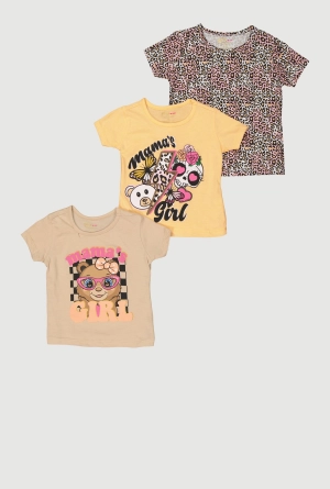 Baby Girls 12-24M Mamas Girl Graphic Tees 3 Pack