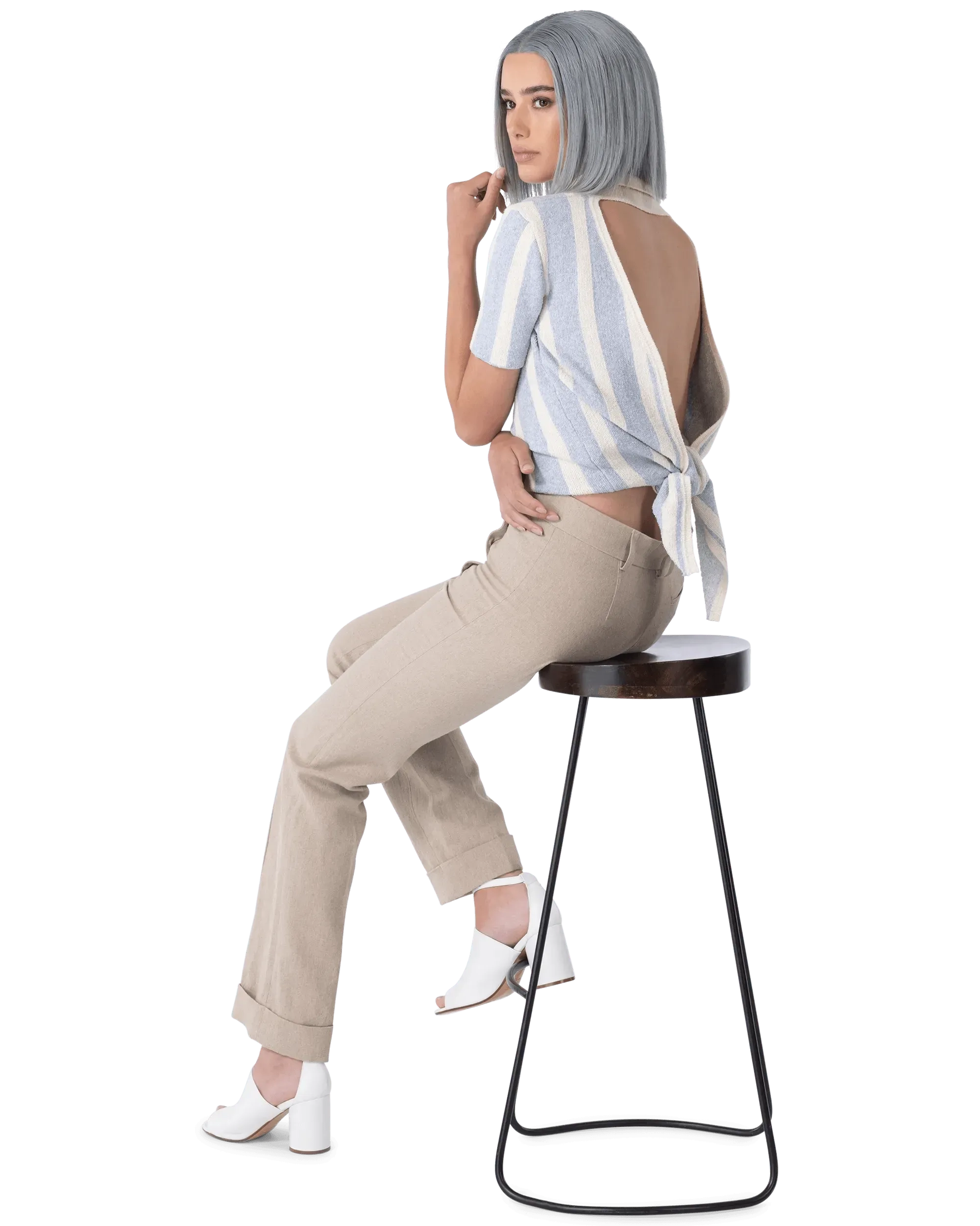 Bagnu Back Tie Polo