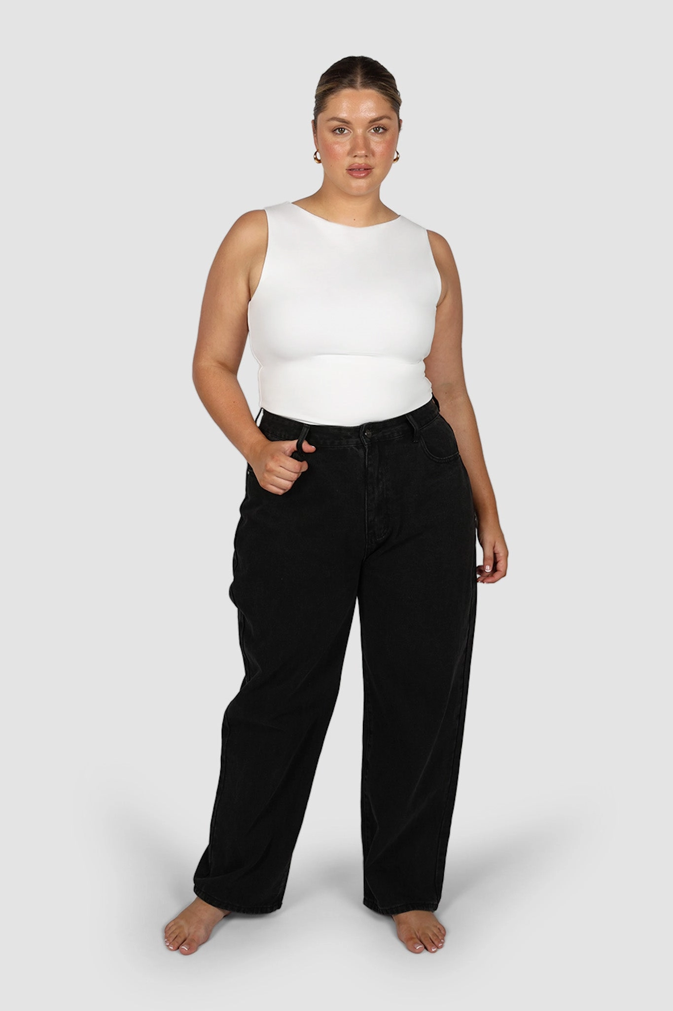 BALDWIN JEANS BLACK WASH