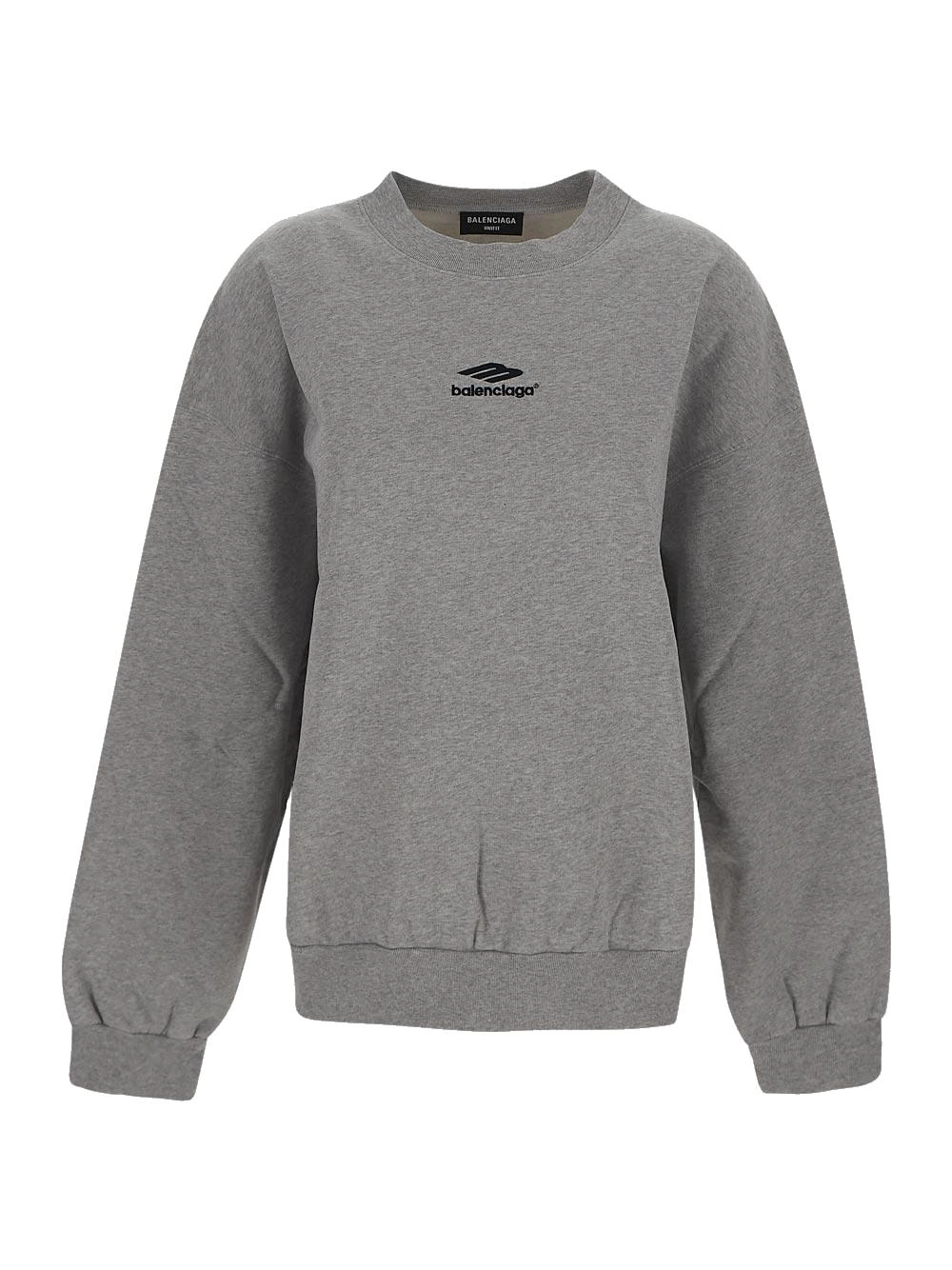 Balenciaga 3B Logo Detailed Crewneck Sweatshirt