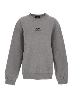 Balenciaga 3B Logo Detailed Crewneck Sweatshirt