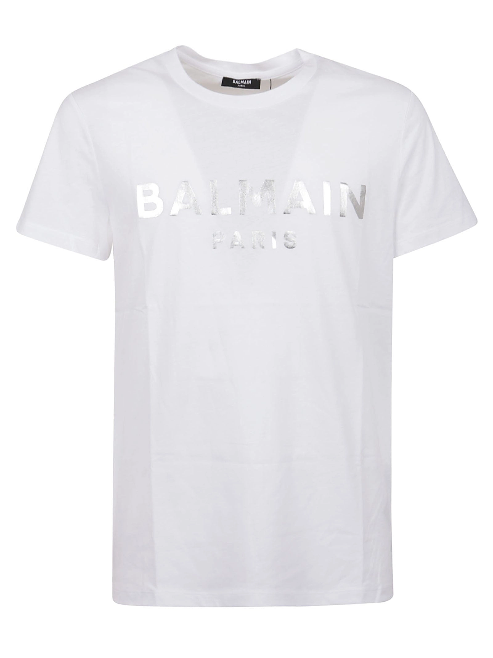 Balmain Logo Print Crewneck T-Shirt