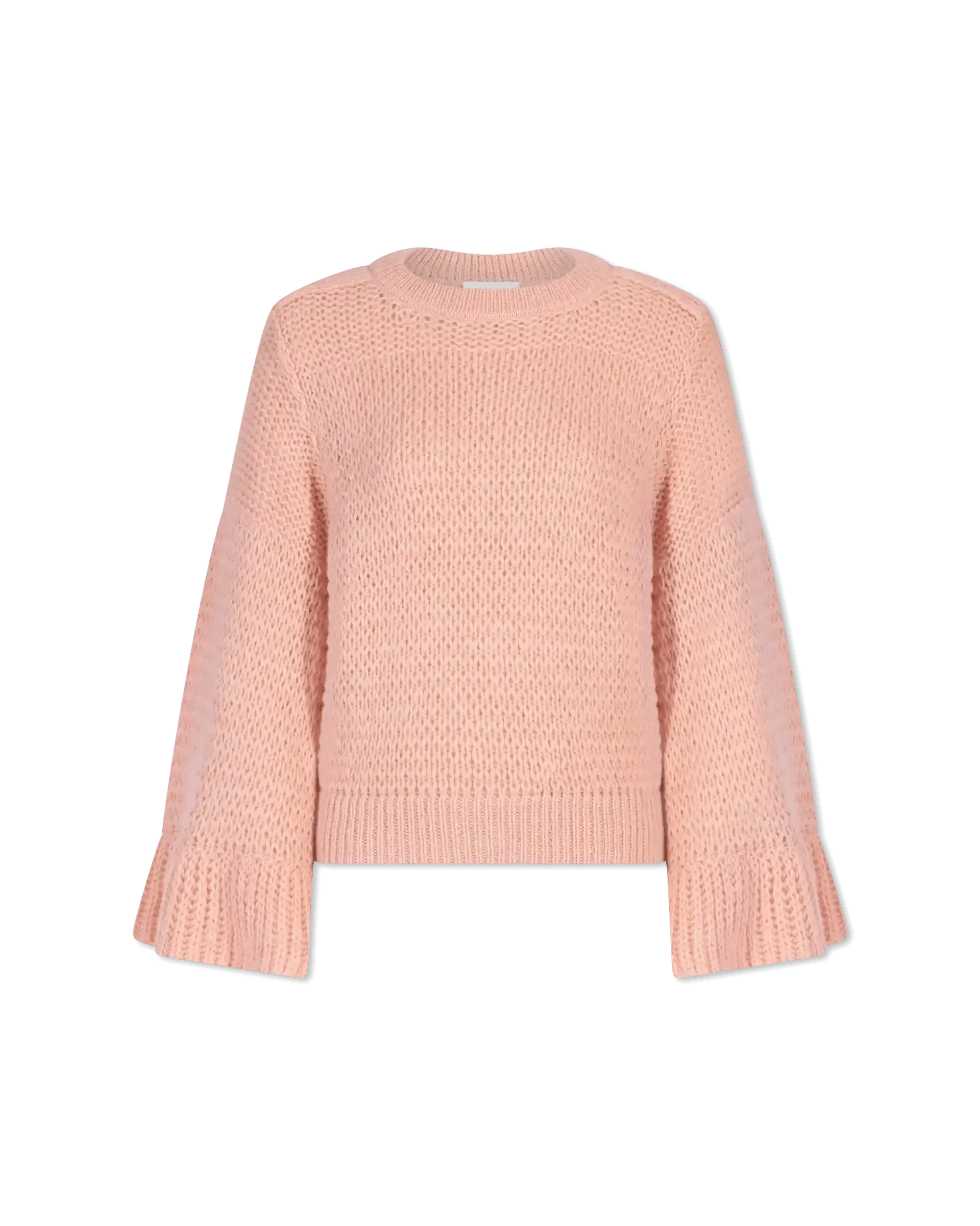 Bell Sleeved Cropped Sweater