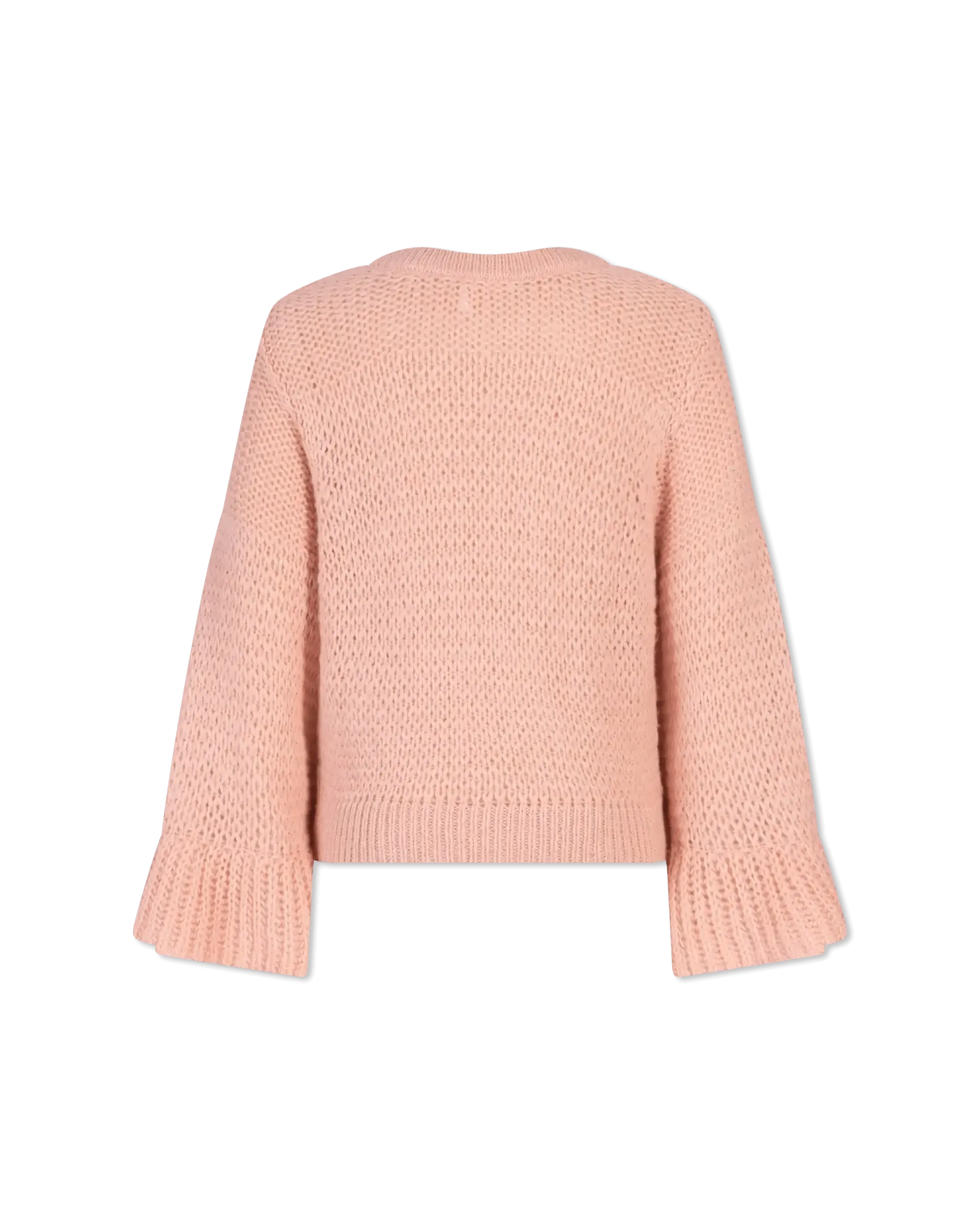 Bell Sleeved Cropped Sweater