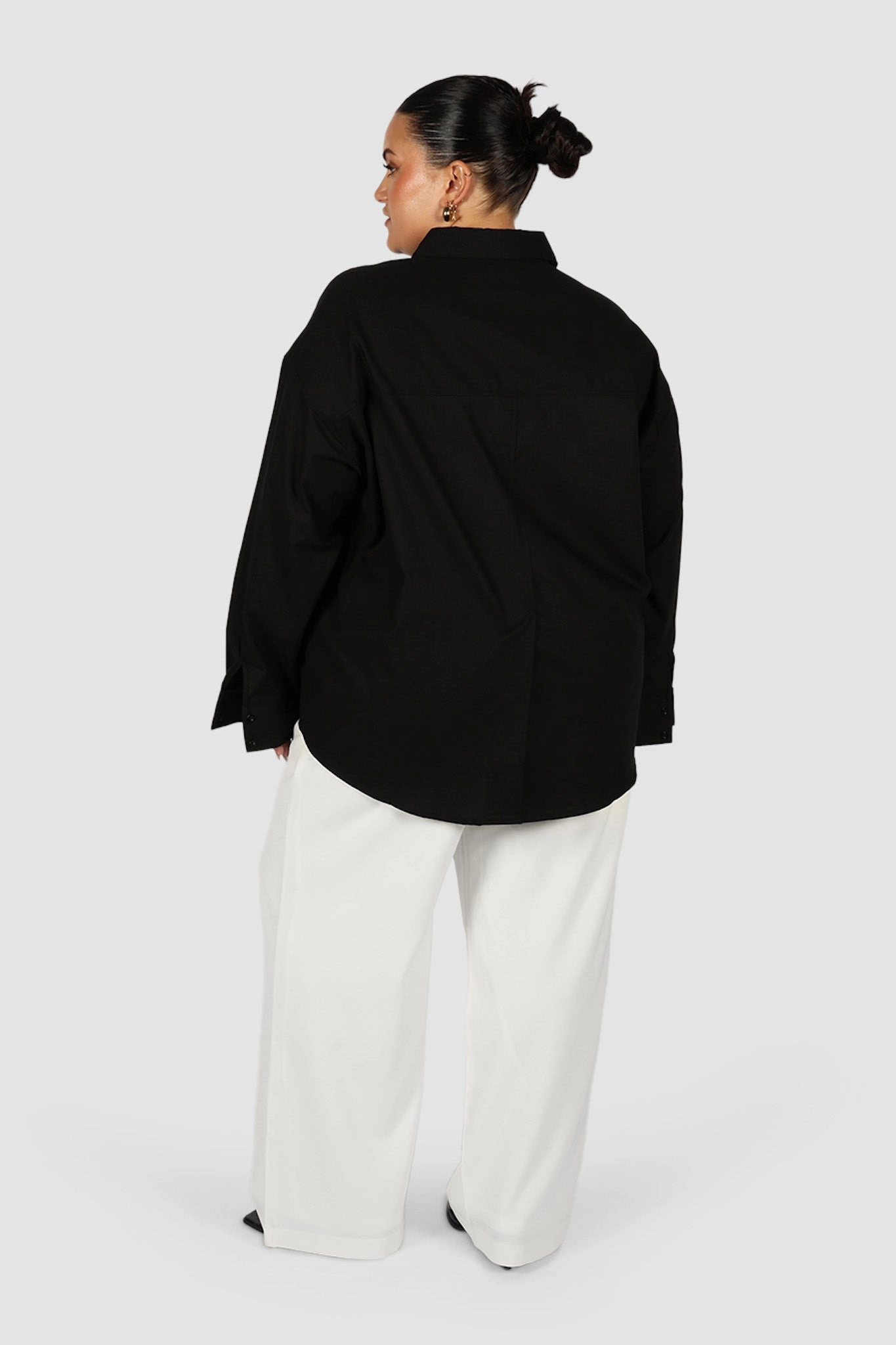 BEXLEY BUTTON SHIRT BLACK