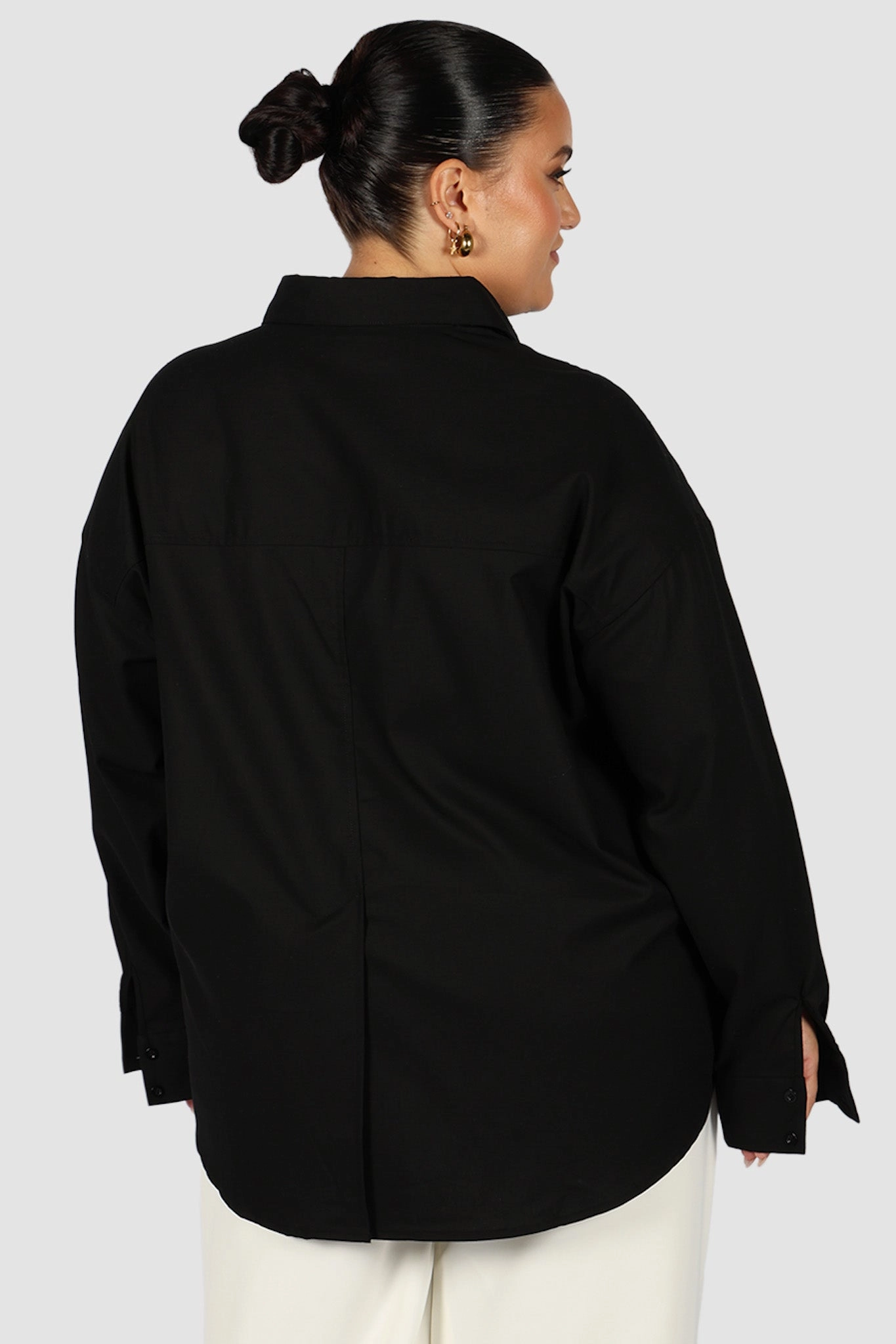 BEXLEY BUTTON SHIRT BLACK