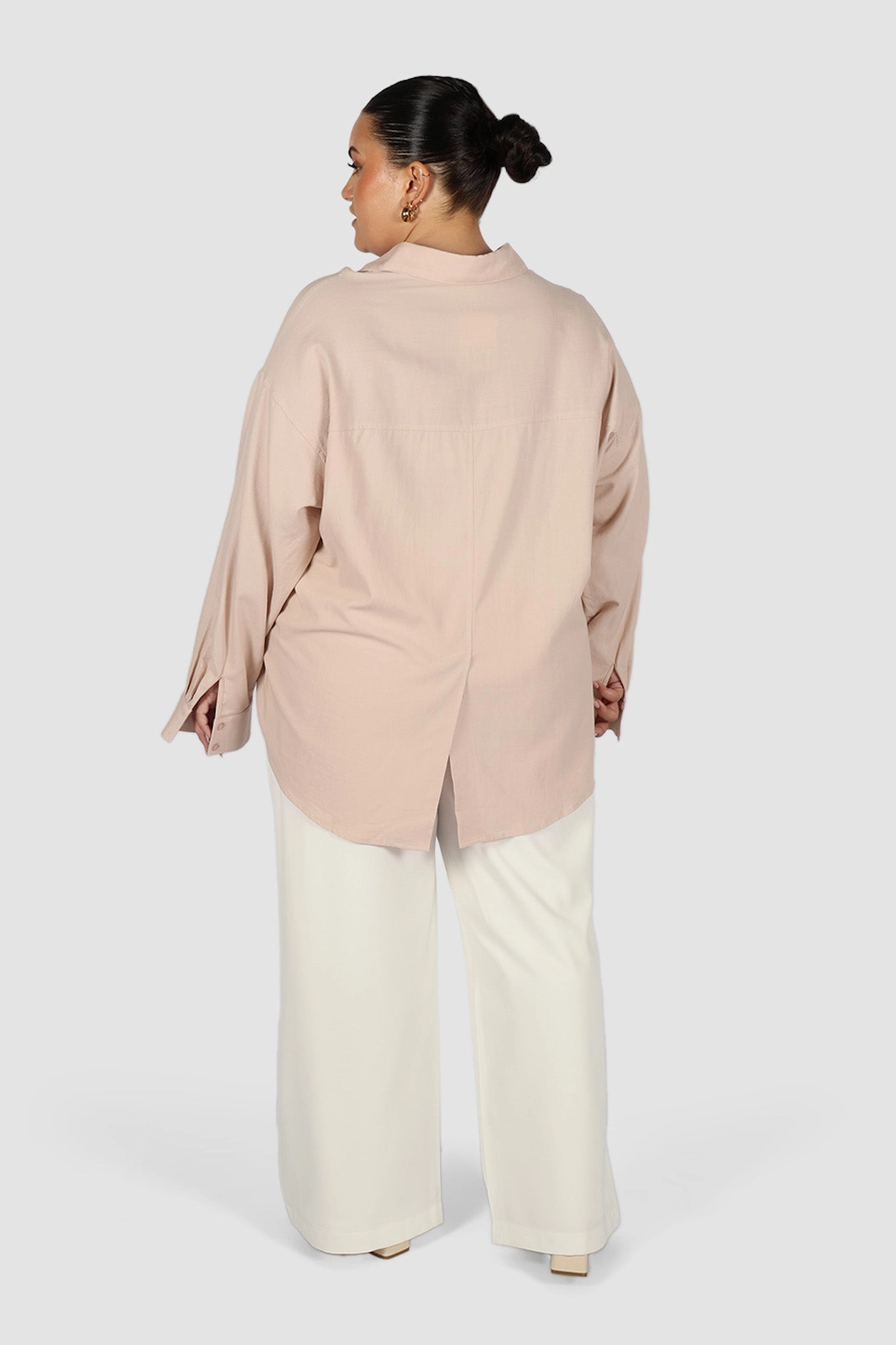BEXLEY BUTTON SHIRT NEUTRAL