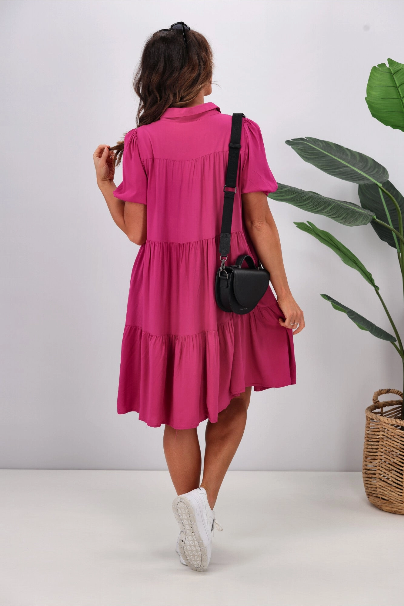 Boho Australia Masie Dress Magenta