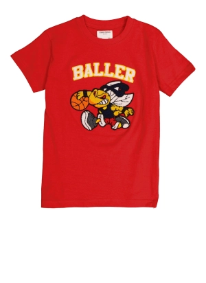 Boys Chenille Patch Baller Graphic Tee