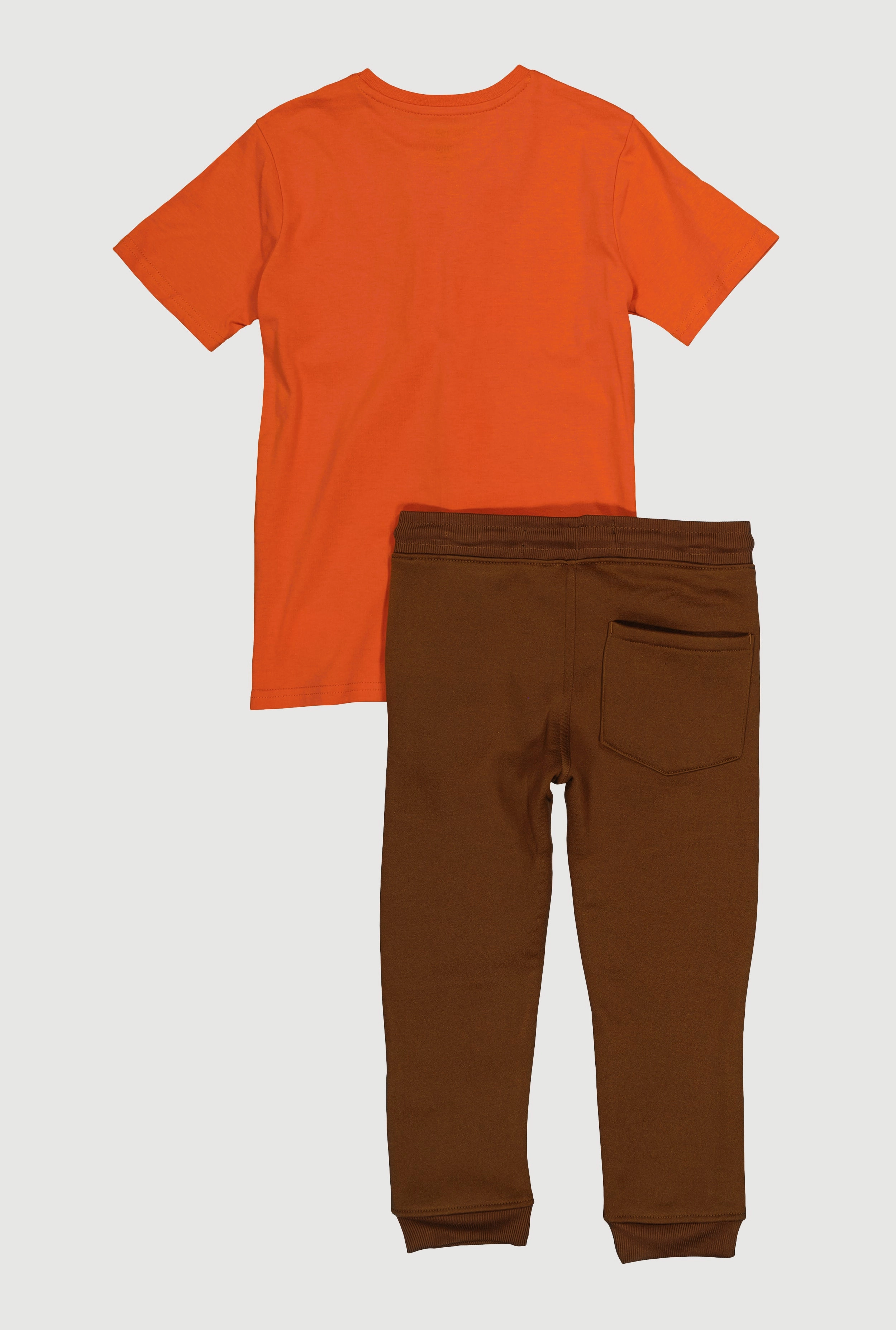 Boys Hustle Dog Graphic T Shirt and Moto Joggers
