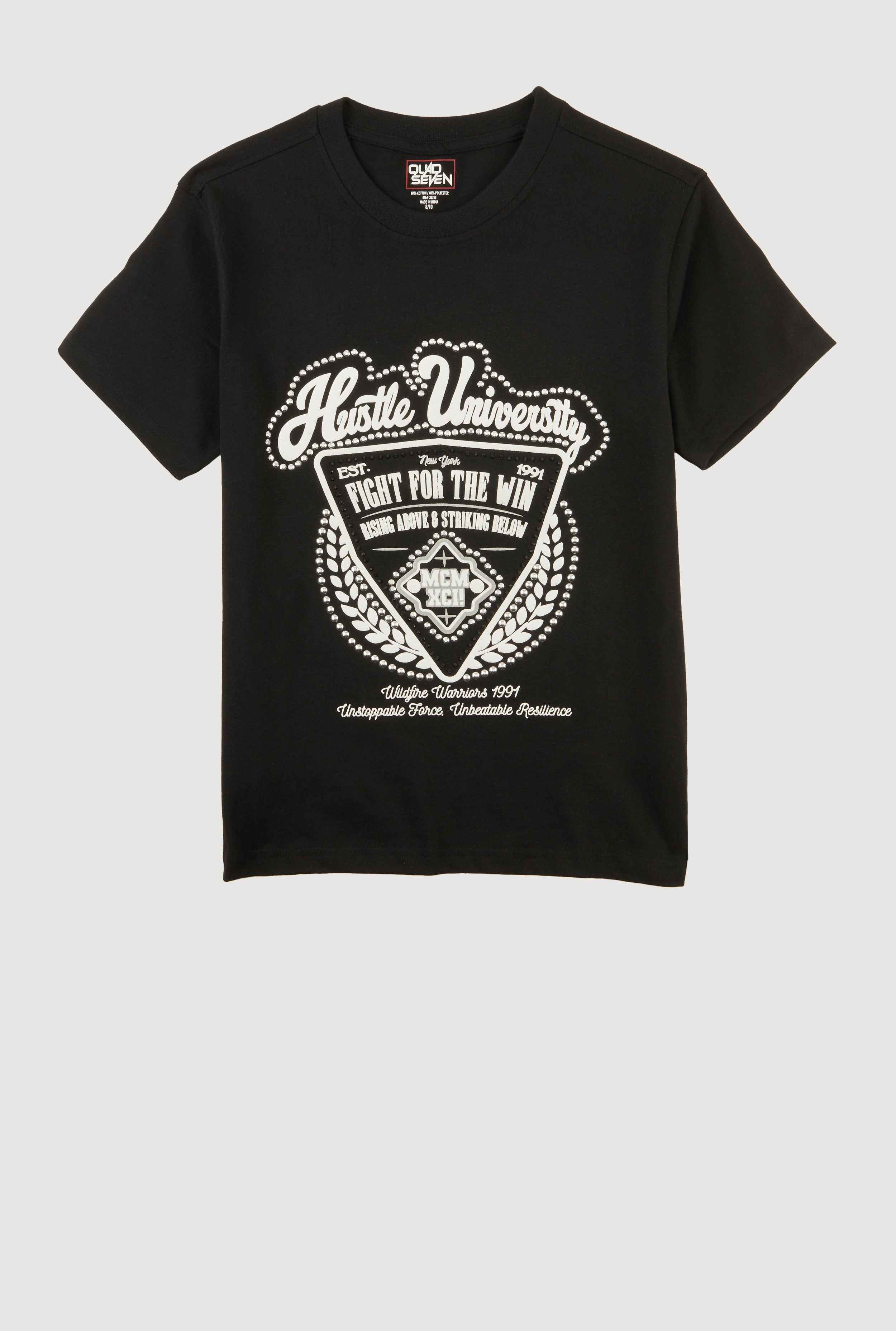 Boys Hustle University Graphic Tee
