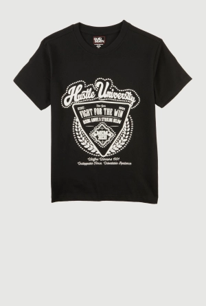 Boys Hustle University Graphic Tee