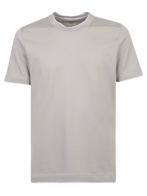 Brunello Cucinelli Crewneck Short-Sleeved T-Shirt