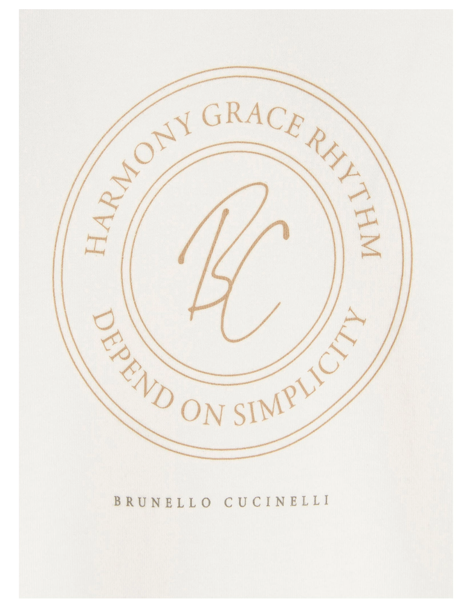 Brunello Cucinelli Logo Detailed Crewneck Sweatshirt