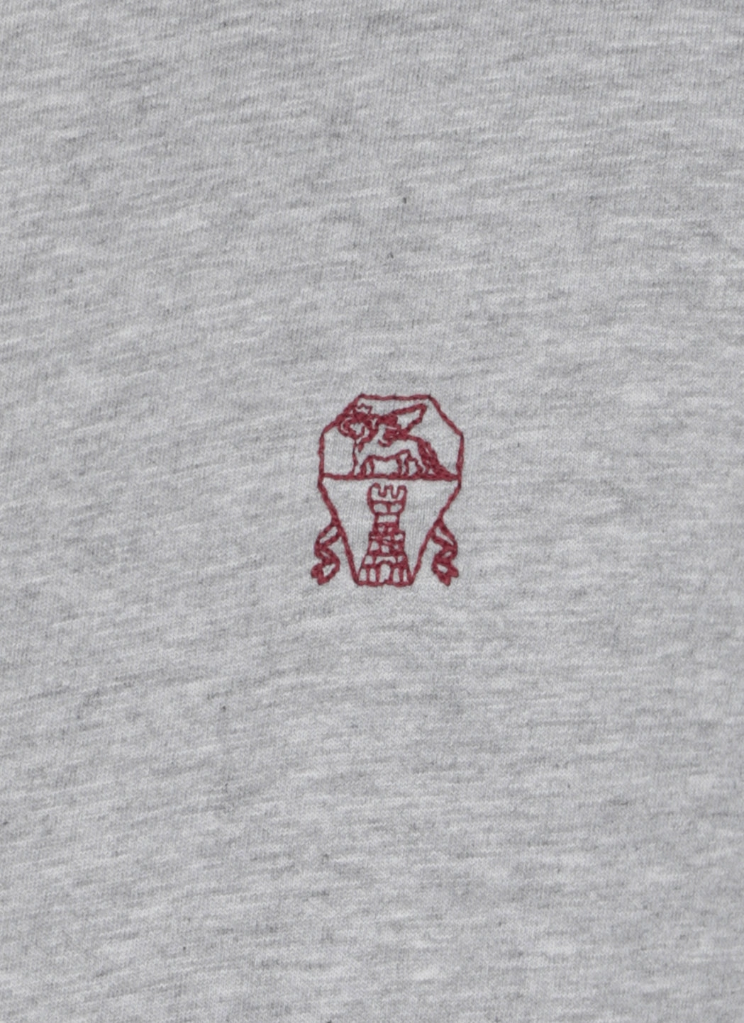 Brunello Cucinelli Logo Embroidered Crewneck T-Shirt